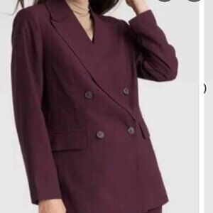 ✨ A New Day Burgundy Blazer – Size XS ✨